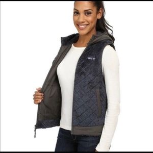 EUC Patagonia Los Gatos Reversible Hooded Vest size M